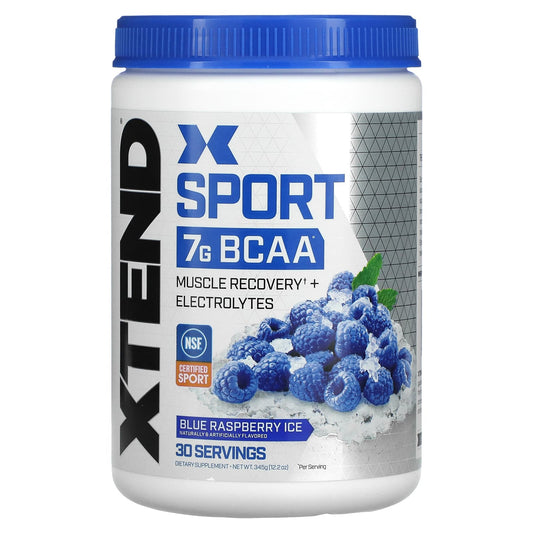 Xtend-Sport-7G BCAA-Blue Raspberry Ice-12.2 oz (345 g)