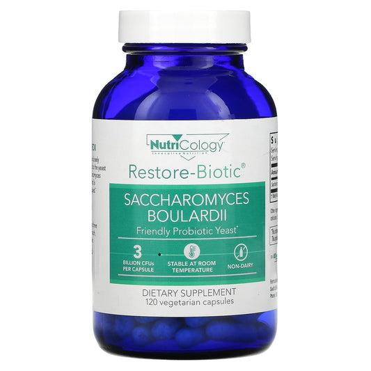 Nutricology-Restore-Biotic-Saccharomyces Boulardii-120 Vegetarian Capsules