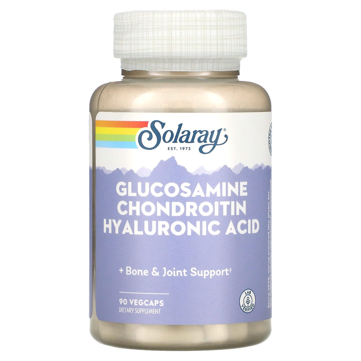 Solaray-Glucosamine Chondroitin Hyaluronic Acid-90 VegCaps