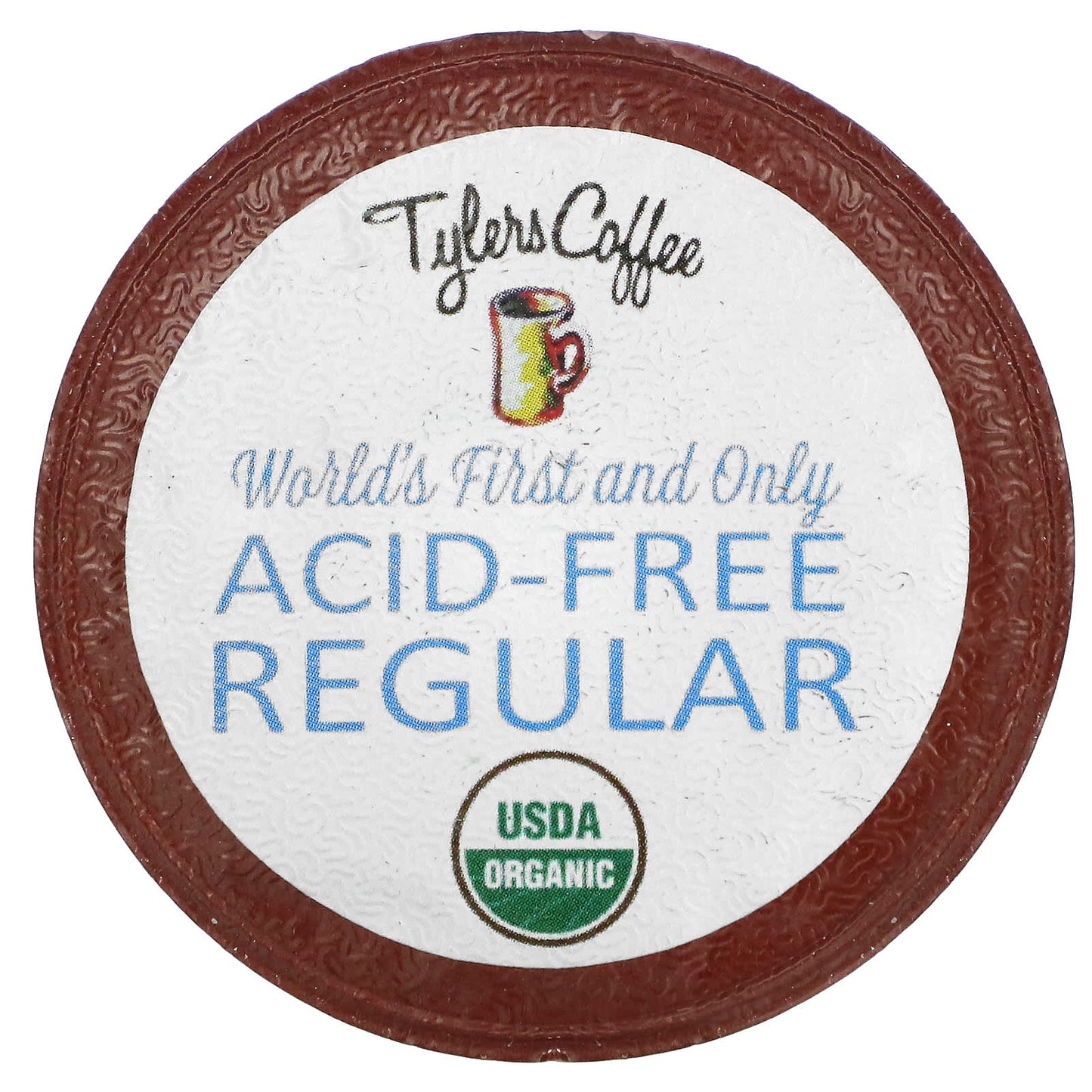 Tylers Coffees, Organic Coffee, Regular, Acid-Free, 16 K-Cup Pods, (8 g) Each