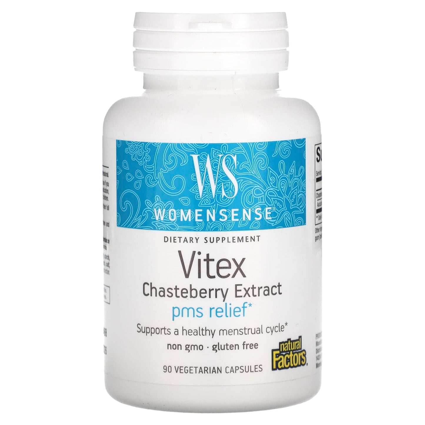 Natural Factors-Womensense-Vitex Chasteberry Extract-90 Vegetarian Capsules