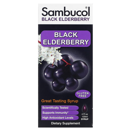 Sambucol-Black Elderberry Syrup-4 fl oz (120 ml)