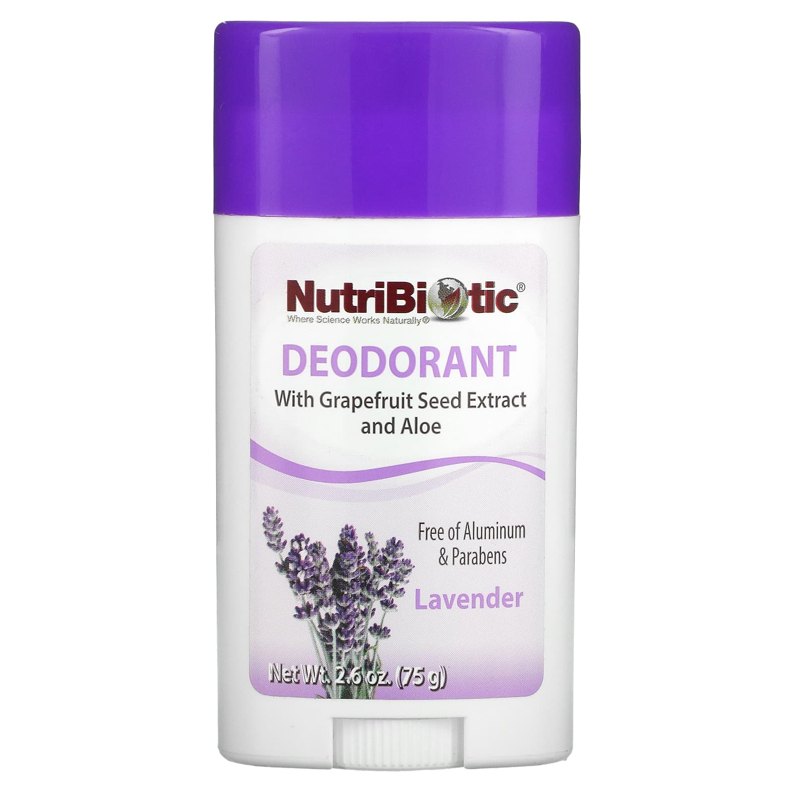 NutriBiotic-Deodorant-Lavender-2.6 oz (75 g)