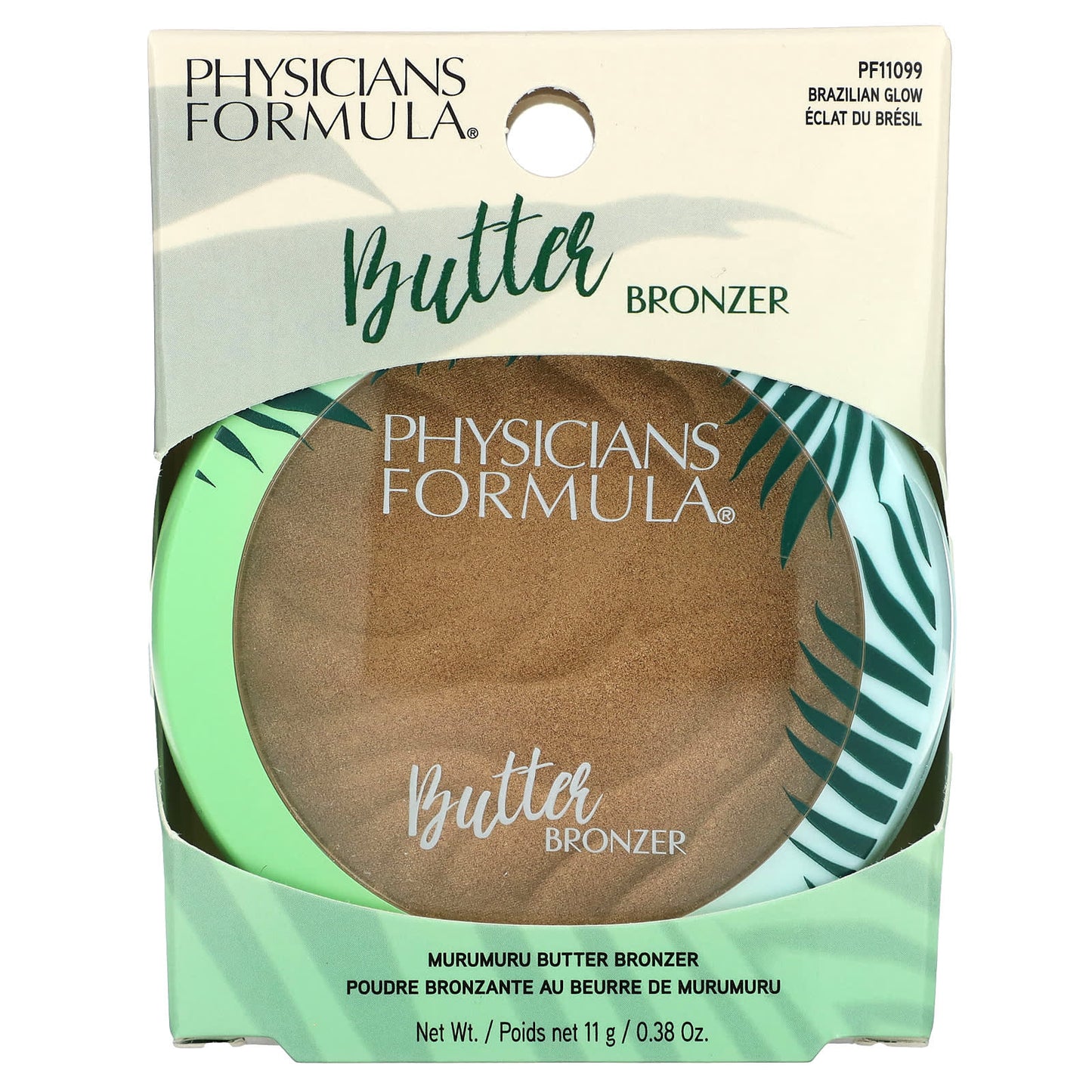 Physicians Formula, Murumuru Butter Bronzer, Brazilian Glow, 0.38 oz (11 g)