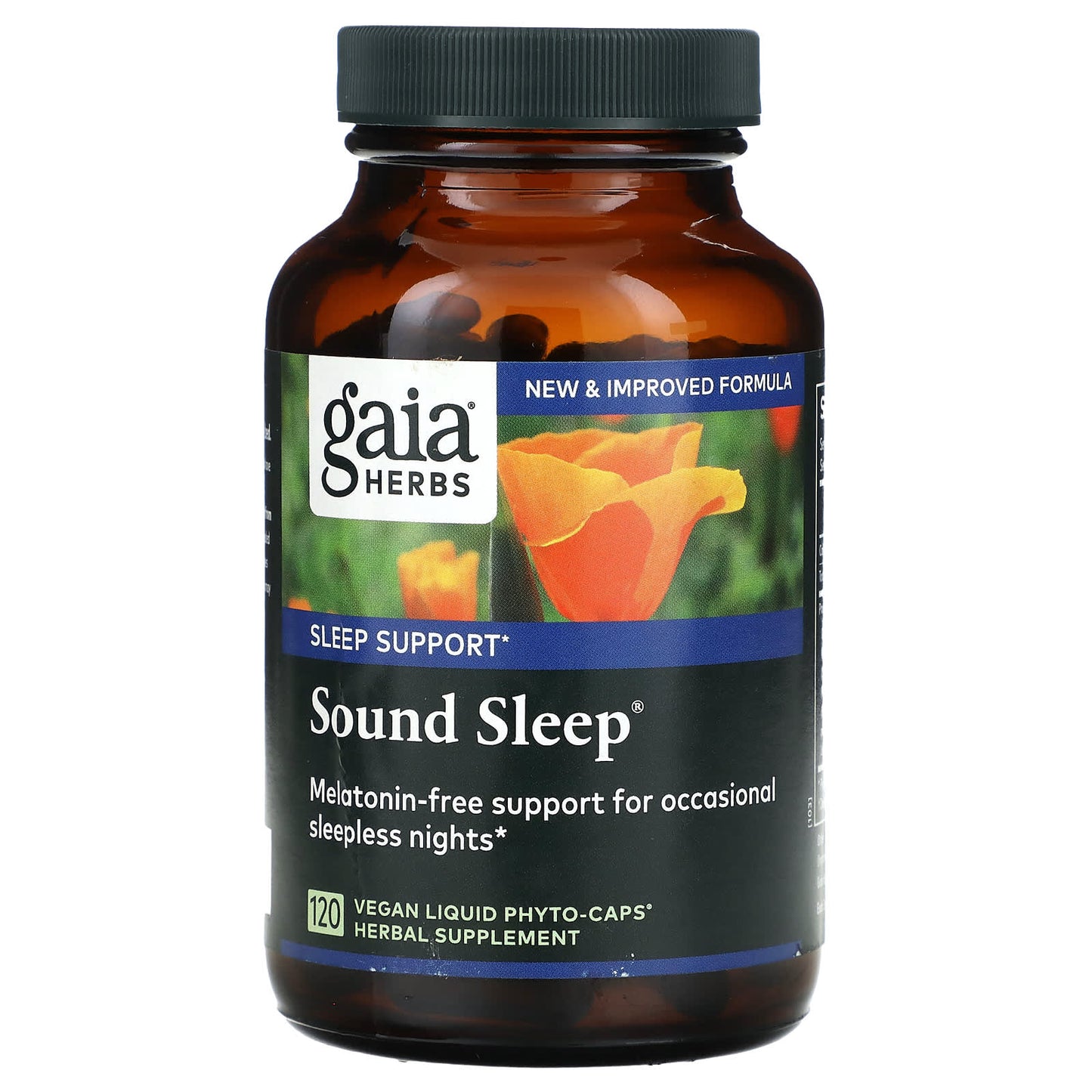 Gaia Herbs-Sound Sleep-120 Vegan Liquid Phyto-Caps