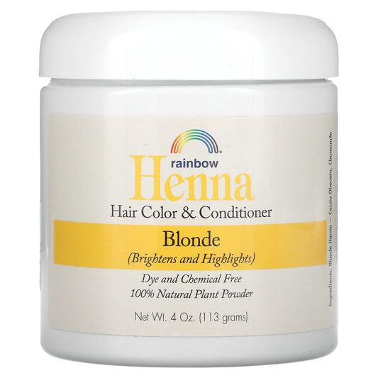 Rainbow Research-Henna-Hair Color and Conditioner-Blonde-4 oz (113 g)