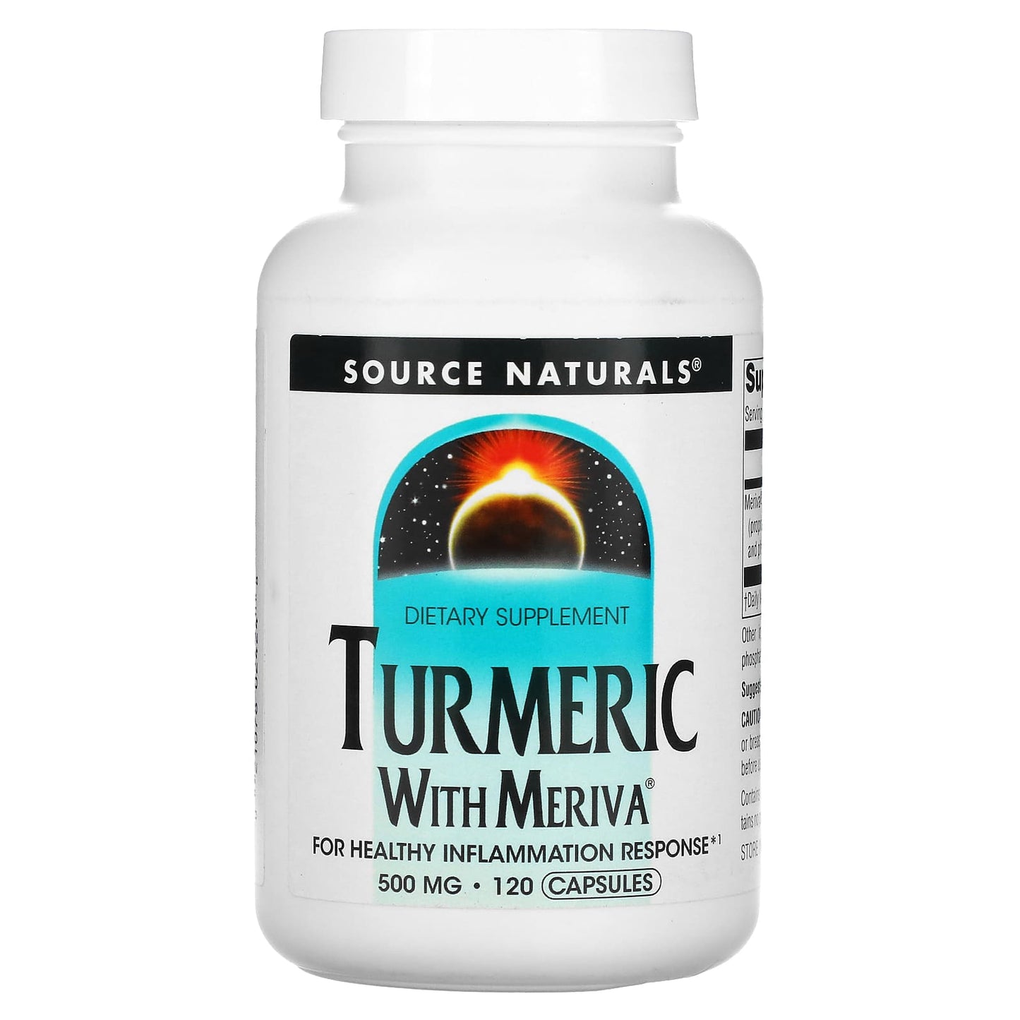 Source Naturals-Turmeric With Meriva-500 mg-120 Capsules