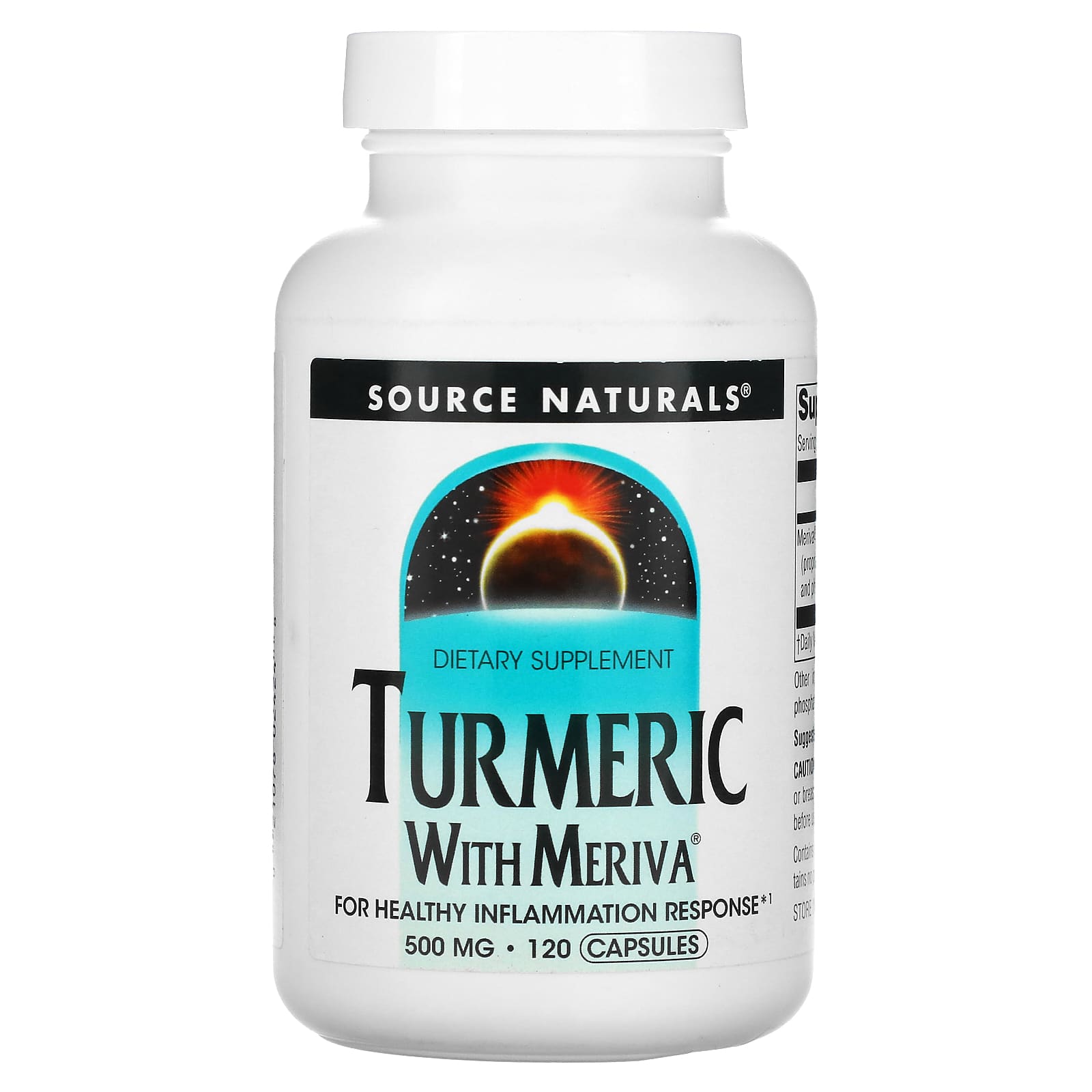 Source Naturals-Turmeric With Meriva-500 mg-120 Capsules