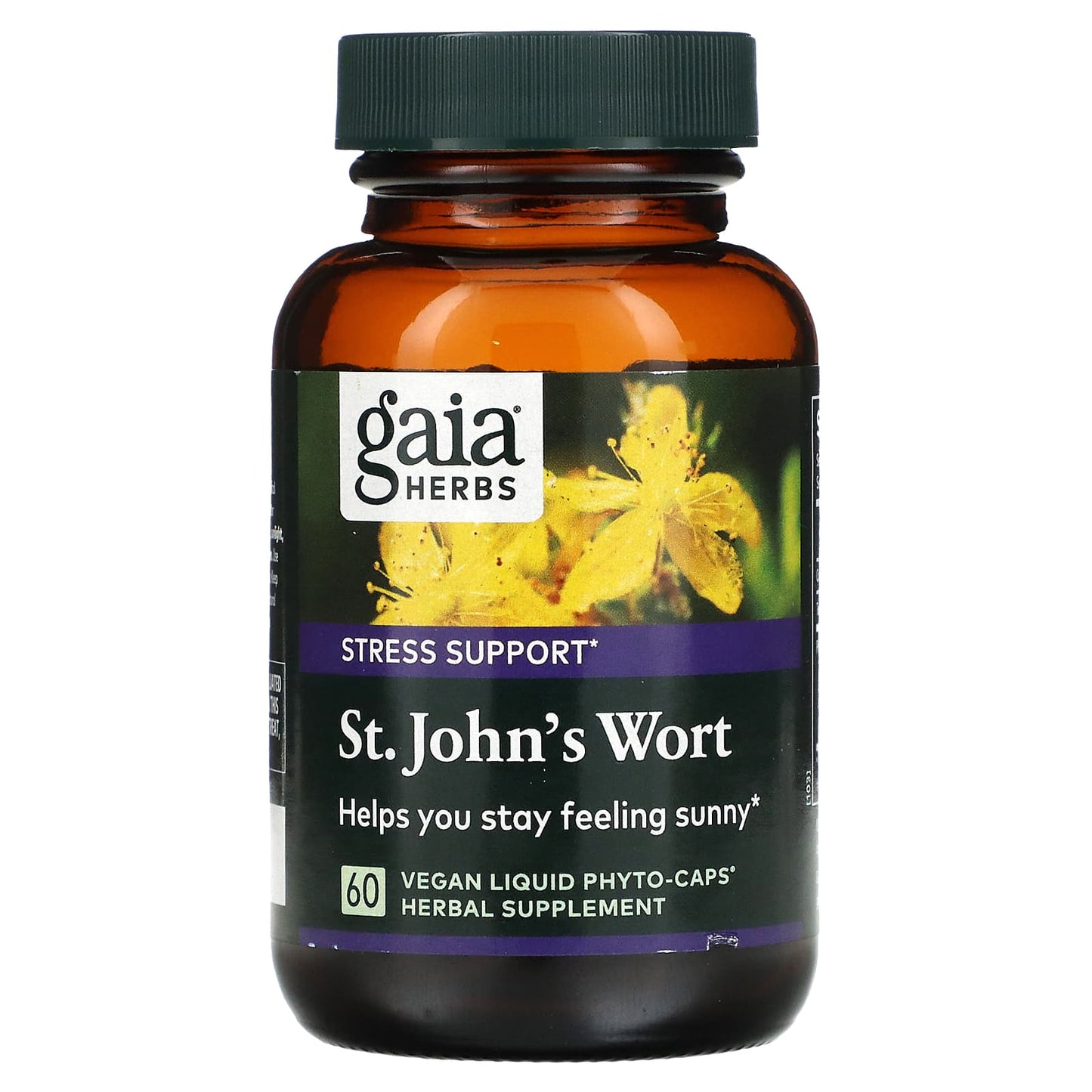 Gaia Herbs, St. John's Wort, 60 Vegan Liquid Phyto-Caps