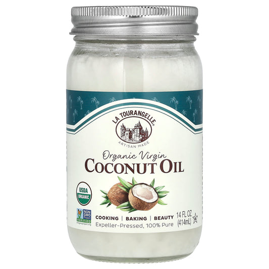 La Tourangelle-Organic Virgin Coconut Oil-14 fl oz (414 ml)