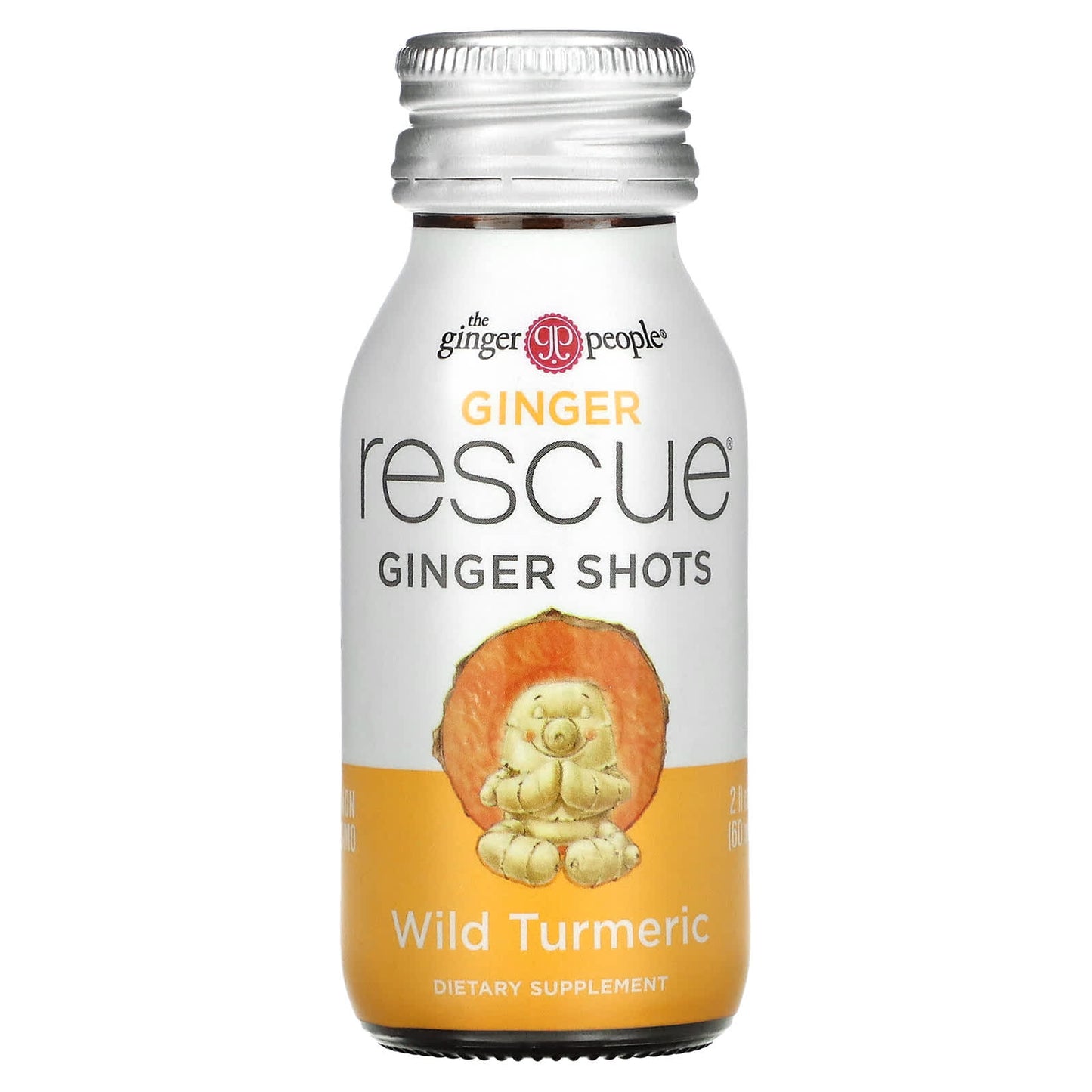 The Ginger People-Ginger Rescue Shots-Wild Turmeric-2 fl oz (60 ml)