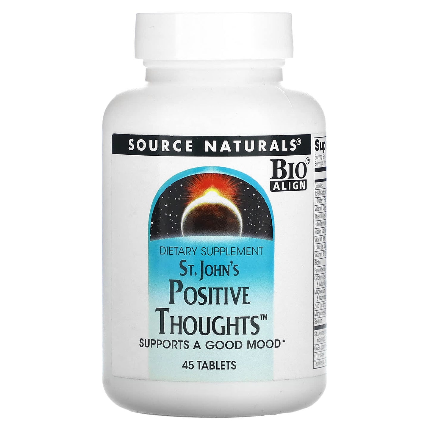 Source Naturals-St. John's Positive Thoughts-45 Tablets