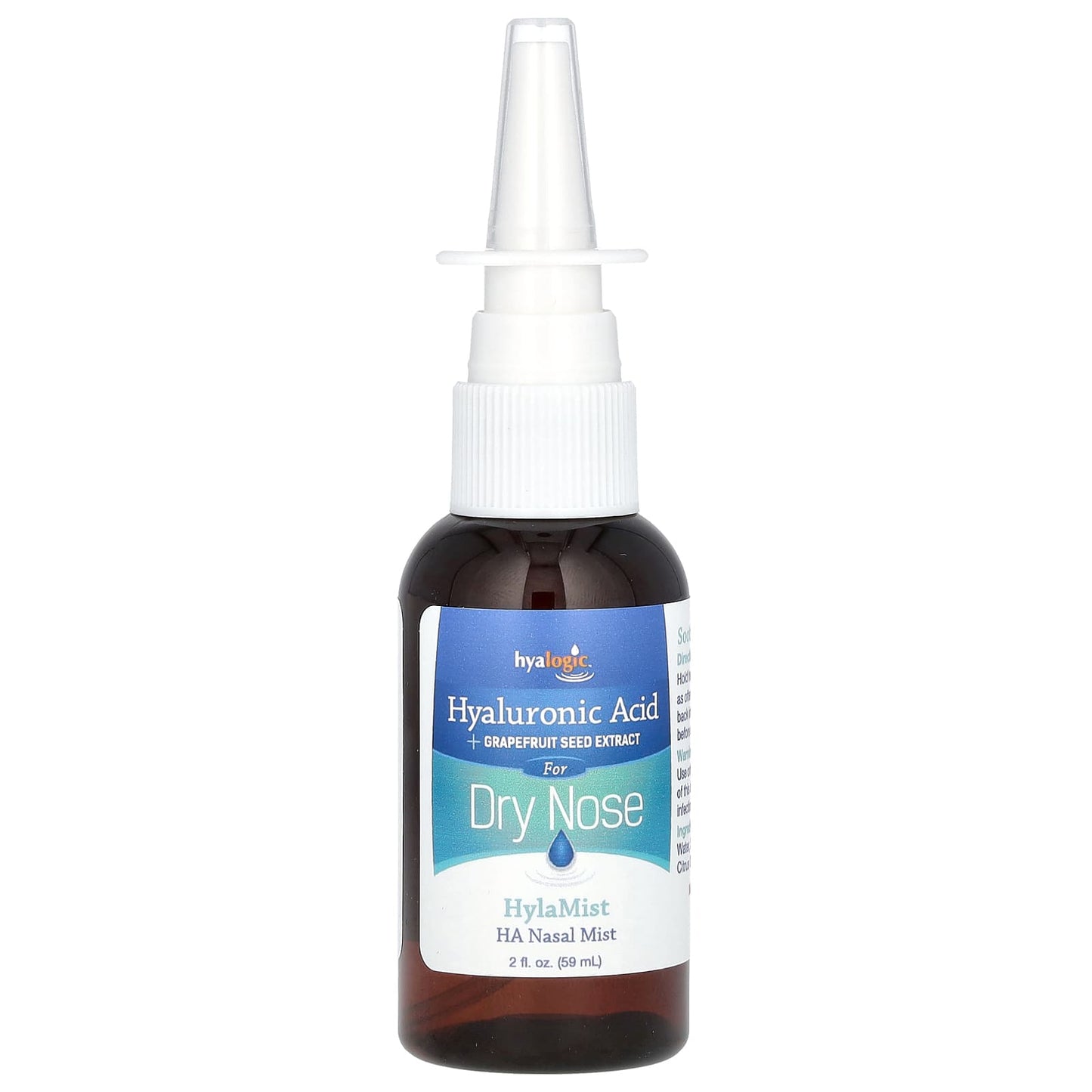 Hyalogic-HylaMist-HA Nasal Mist-For Dry Nose-2 fl oz (59 ml)