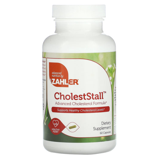 Zahler-CholestStall-Advanced Cholesterol Formula-60 Capsules