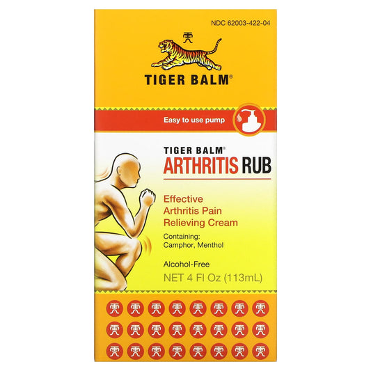 Tiger Balm-Arthritis Rub-Alcohol-Free-4 fl oz (113 ml)