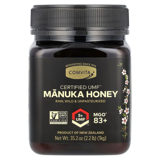 Comvita-Raw Manuka Honey-Certified UMF 5+ (MGO 83+)-2.2 lbs (1 kg)