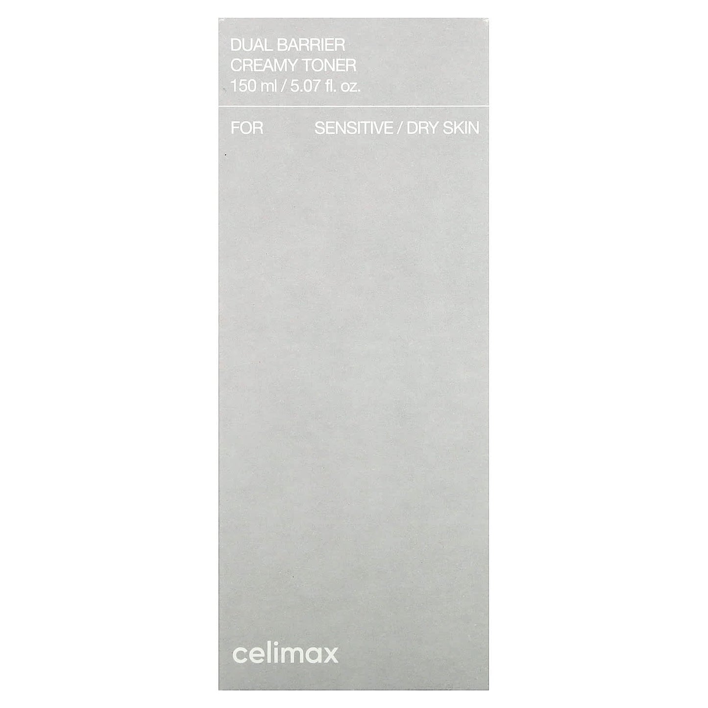 Celimax, Dual Barrier Creamy Toner, Fort Sensitive/Dry Skin, 5.07 fl oz (150 ml)