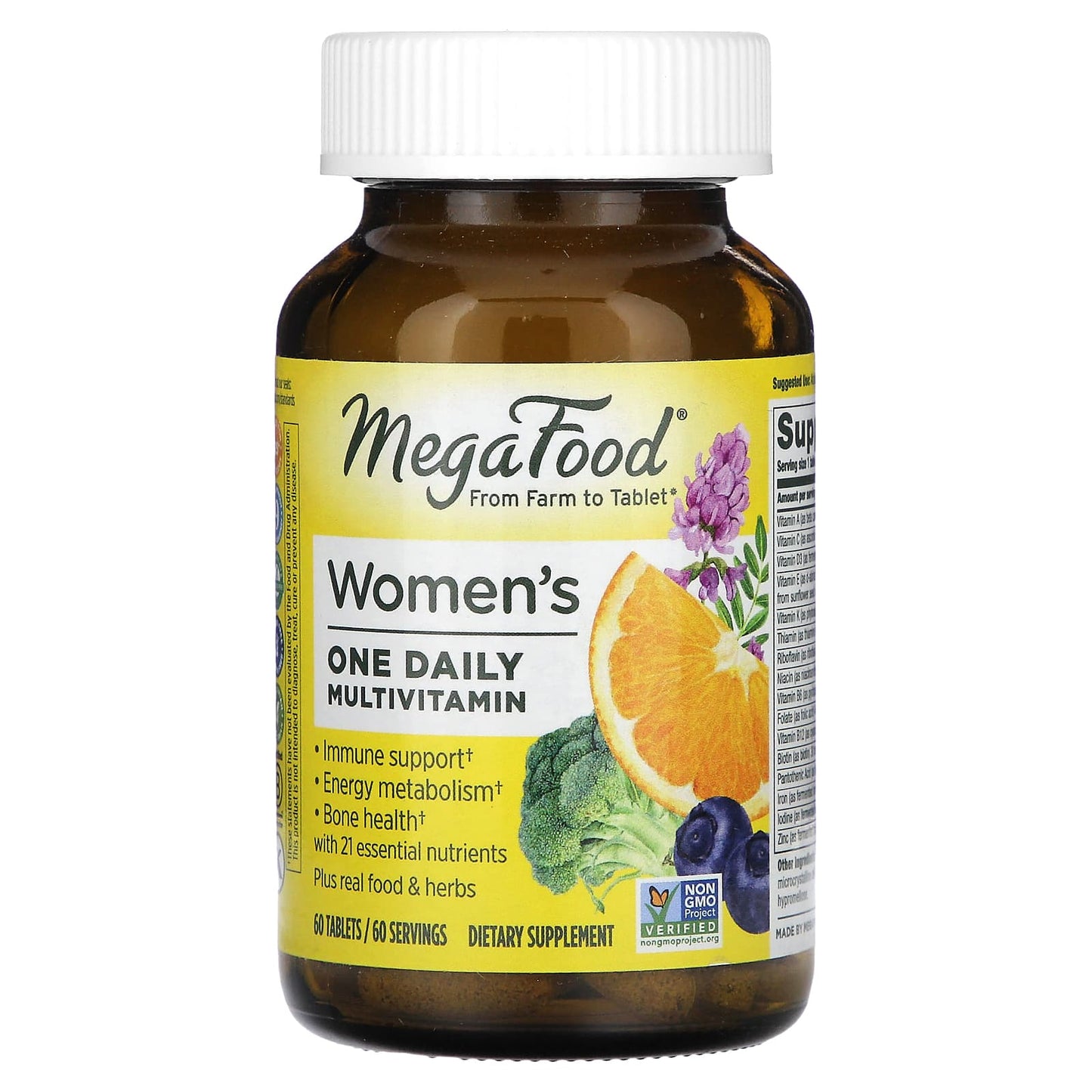 MegaFood-Women’s One Daily Multivitamins-60 Tablets