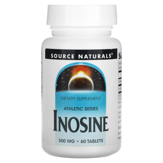 Source Naturals-Athletic Series-Inosine-500 mg-60 Tablets