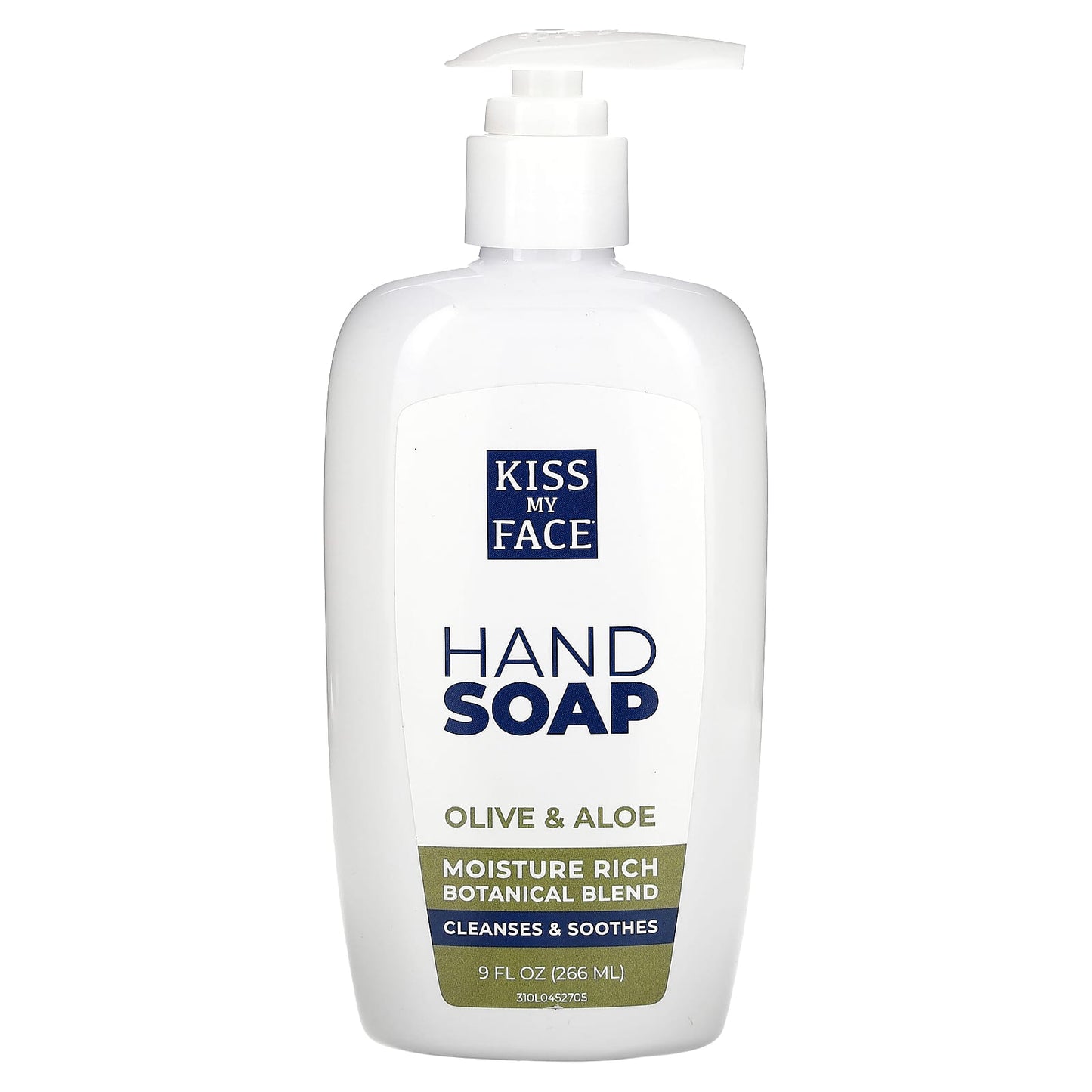 Kiss My Face-Hand Soap-Olive & Aloe-9 fl oz (266 ml)