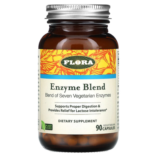 Flora-Enzyme Blend-90 Vegetarian Capsules