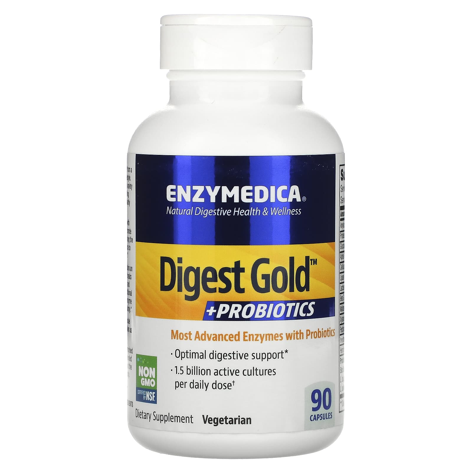 Enzymedica-Digest Gold + Probiotics-90 Capsules