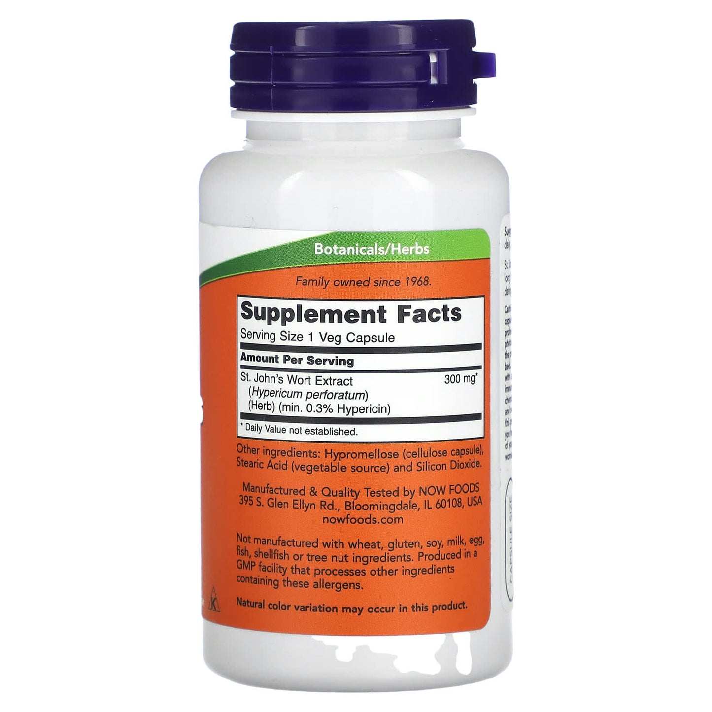 NOW Foods, St. John's Wort, 300 mg, 100 Veg Capsules