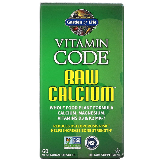 Garden of Life-Vitamin Code-RAW Calcium-60 Vegetarian Capsules