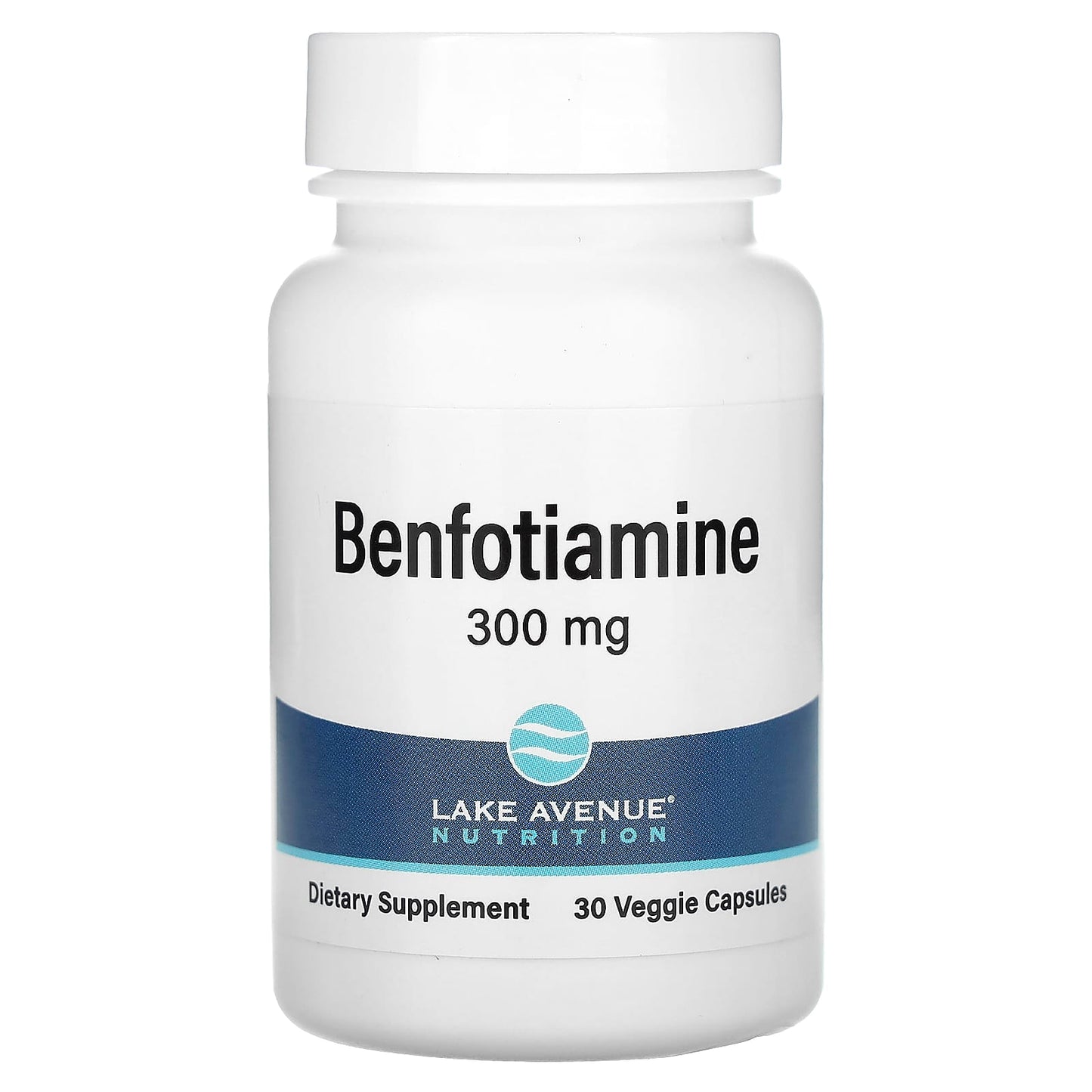 Lake Avenue Nutrition-Benfotiamine-300 mg-30 Veggie Capsules