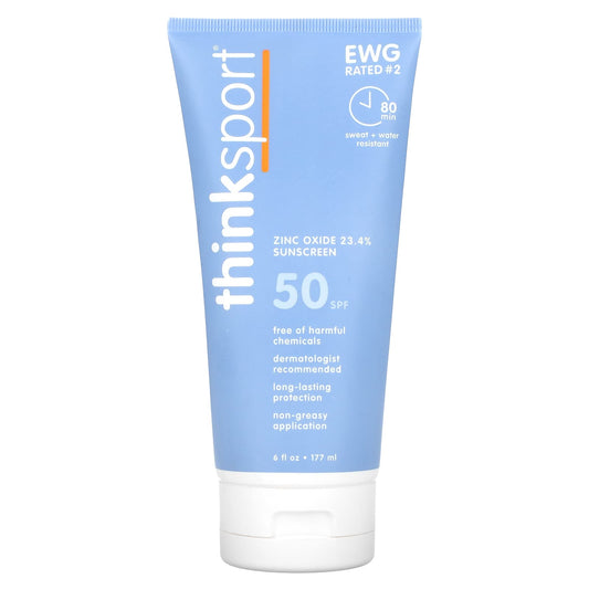 think-Thinksport-Sunscreen-SPF 50-6 fl oz (177 ml)