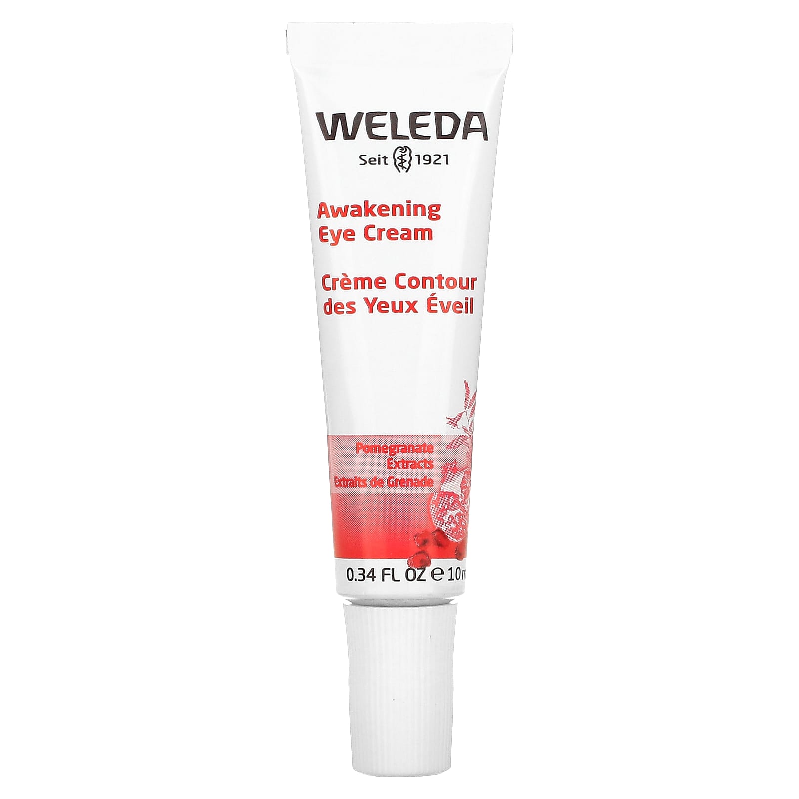 Weleda-Awakening Eye Cream-All Skin Types-Pomegranate Extracts-0.34 fl oz (10 ml)