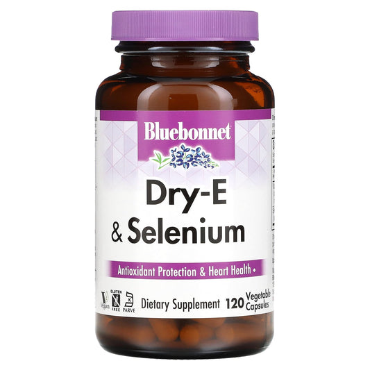 Bluebonnet Nutrition-Dry-E & Selenium-120 Vegetable Capsules