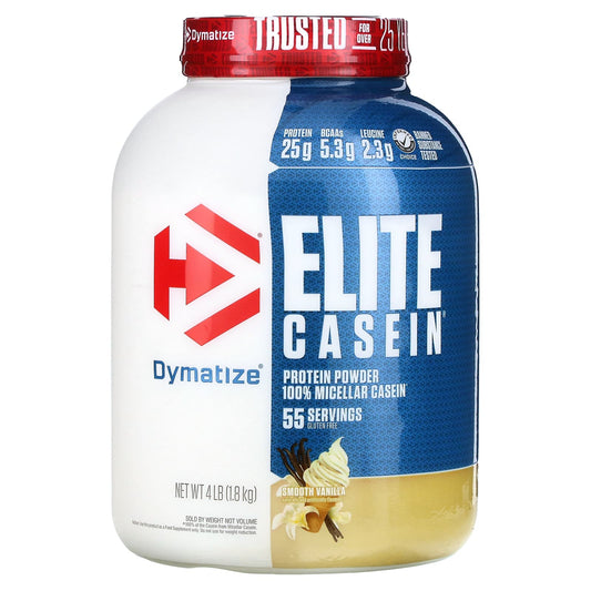 Dymatize-Elite Casein-Smooth Vanilla-4 lb (1.8 kg)