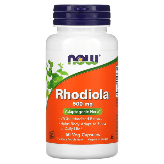 NOW Foods-Rhodiola-500 mg-60 Veg Capsules