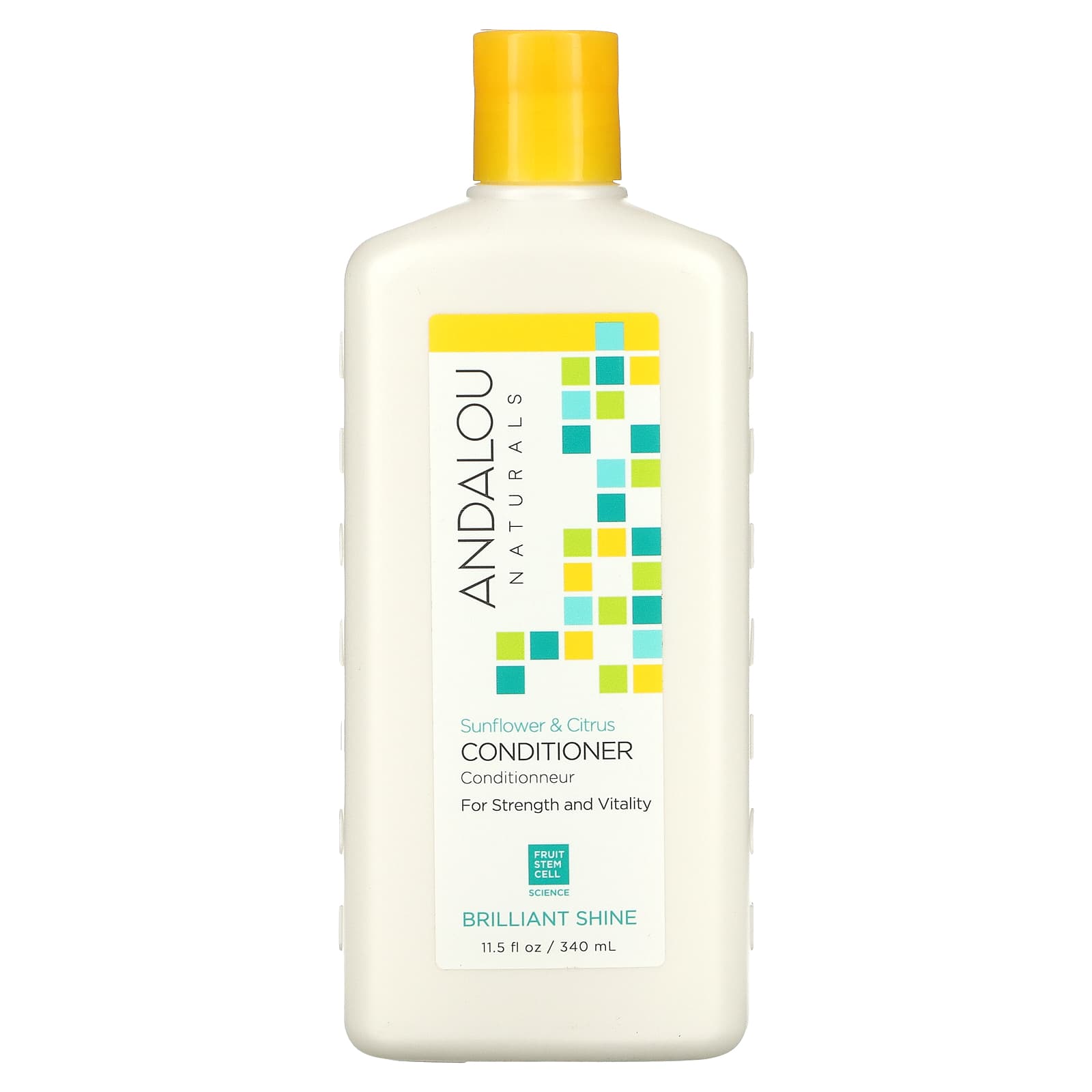 Andalou Naturals-Conditioner- For Strength and Vitality-Sunflower & Citrus-11.5 fl oz (340 ml)