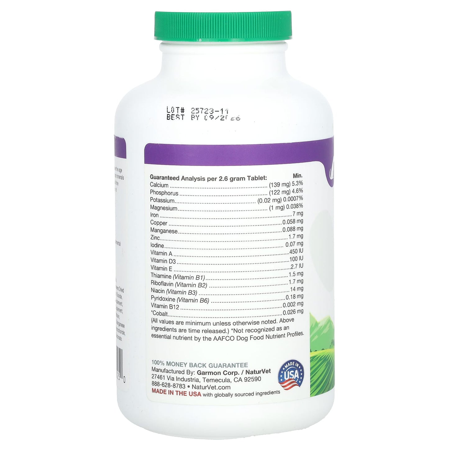 NaturVet, VitaPet Adult, Daily Vitamins + Breath Aid, For Dogs, 180 Chewable Tabs, 1 lb (468 g)