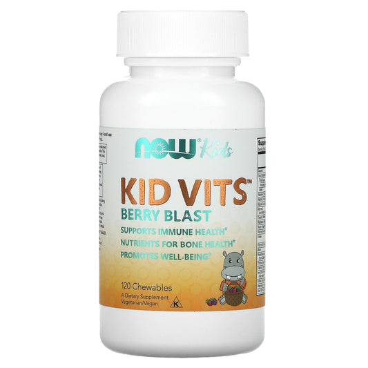 NOW Foods-Kid Vits-Berry Blast-120 Chewables