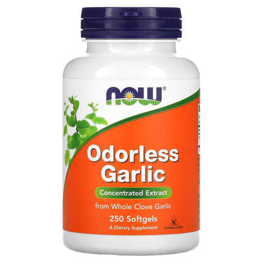 NOW Foods-Odorless Garlic-Concentrated Extract-250 Softgels