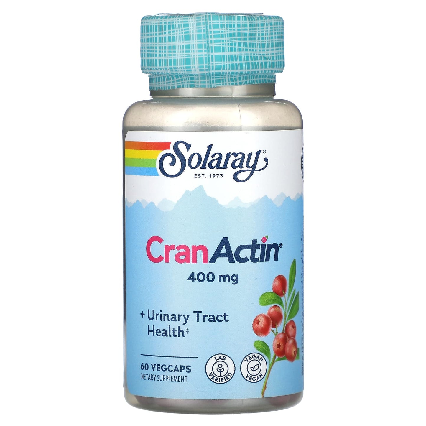 Solaray-CranActin-400 mg-60 VegCaps