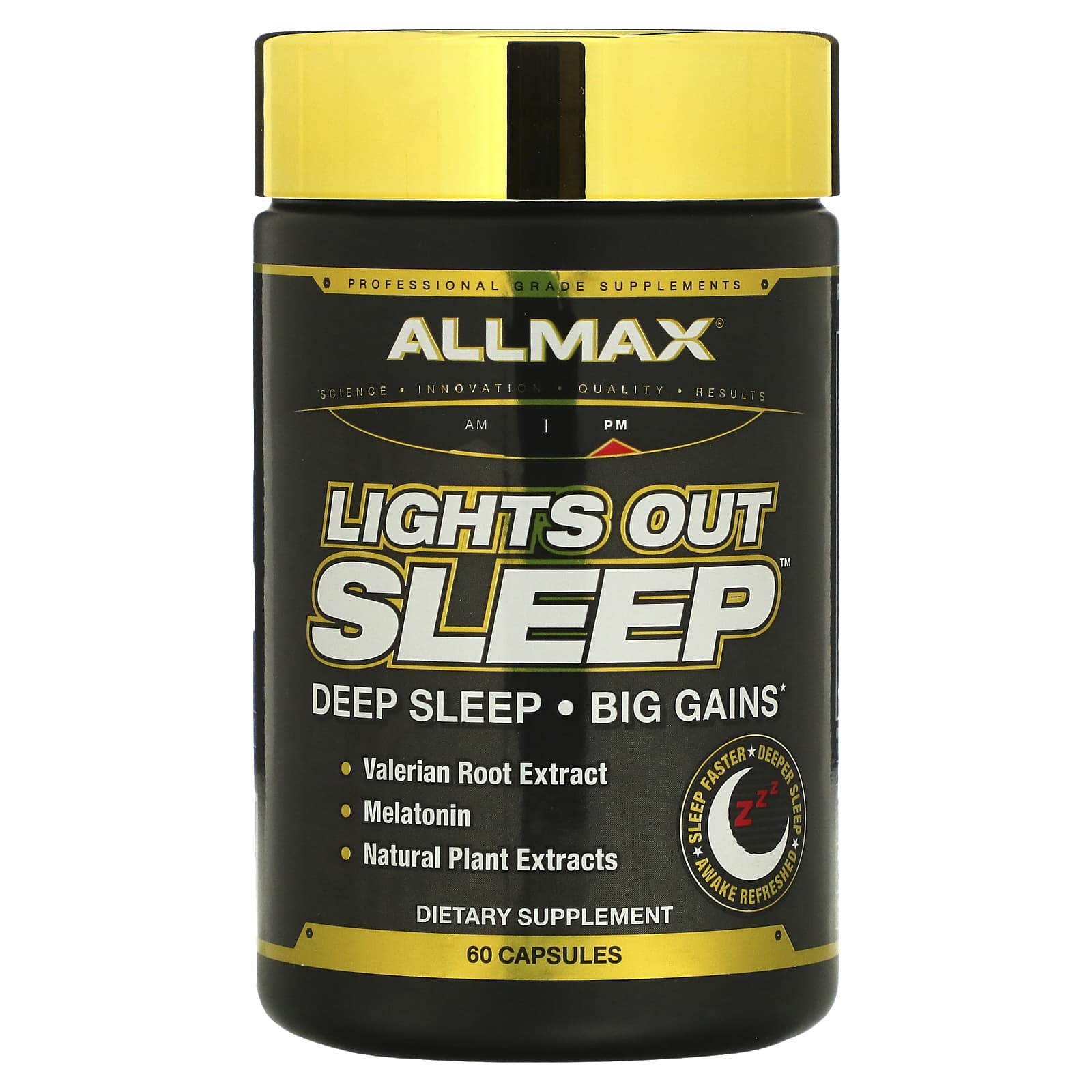 ALLMAX-Lights Out Sleep-60 Capsules