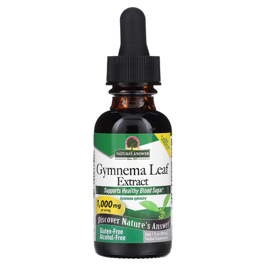 Nature's Answer-Gymnema Leaf Extract-Alcohol-Free-1 fl oz (30 ml)