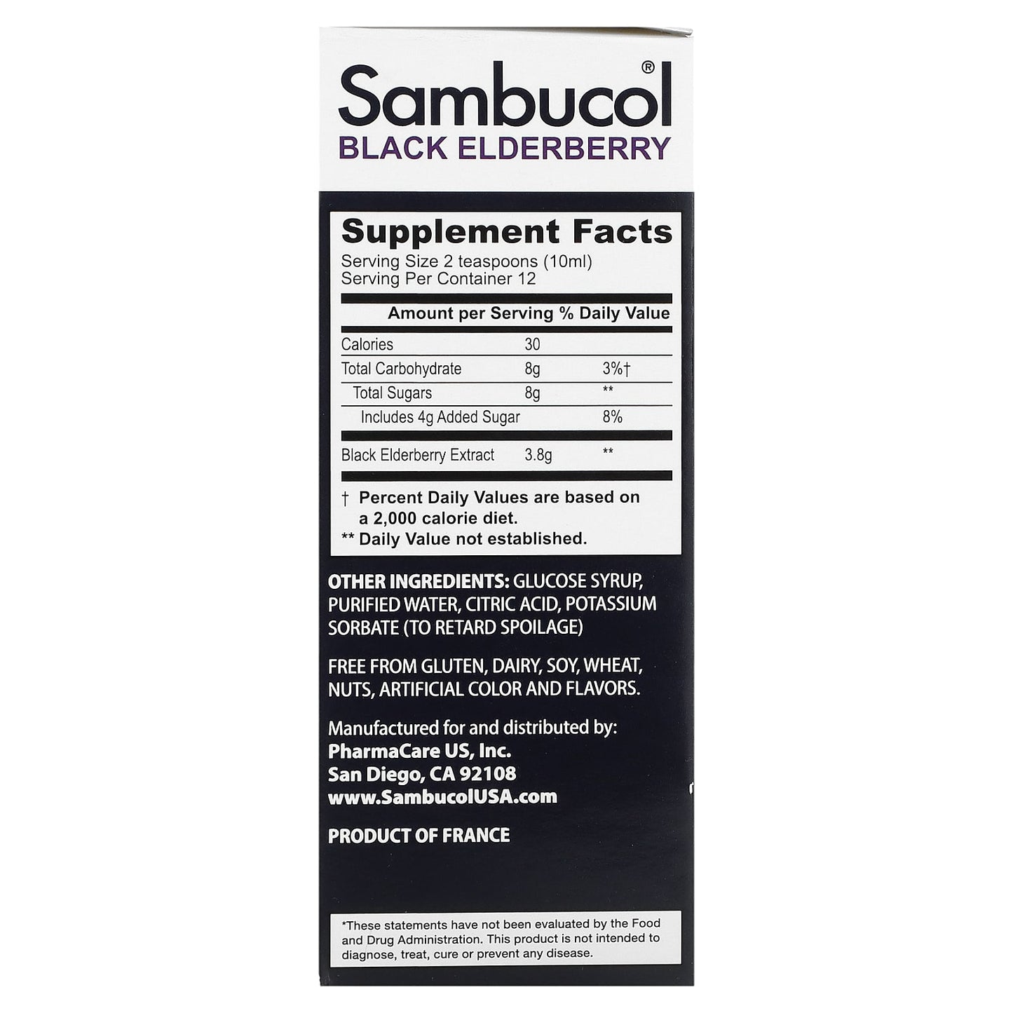 Sambucol, Black Elderberry Syrup, 4 fl oz (120 ml)