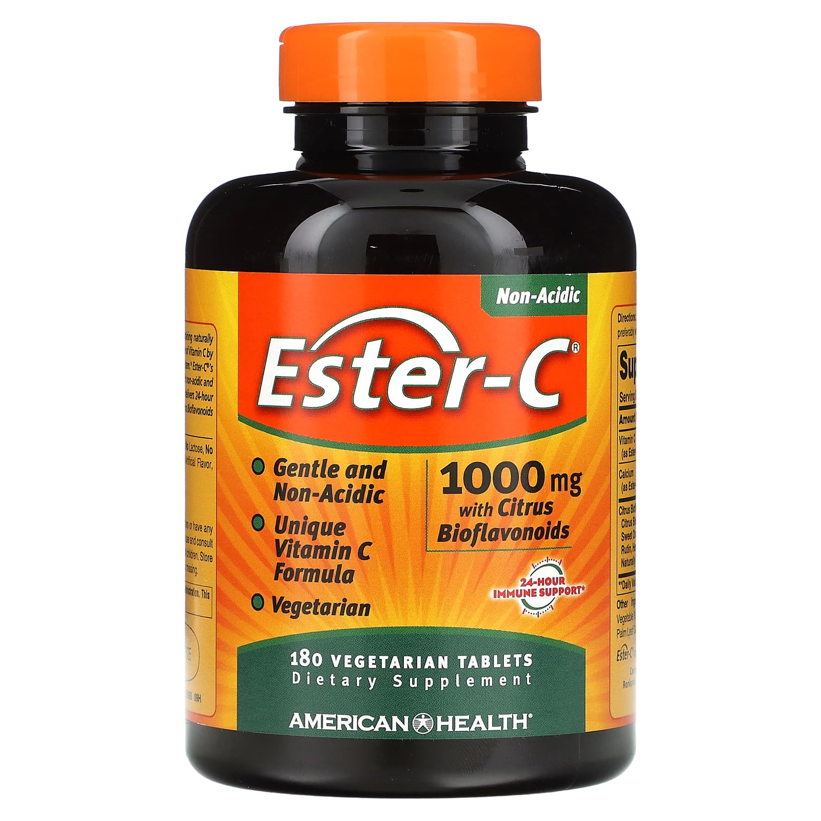 American Health-Ester-C with Citrus Bioflavonoids-1,000 mg-180 Vegetarian Tablets