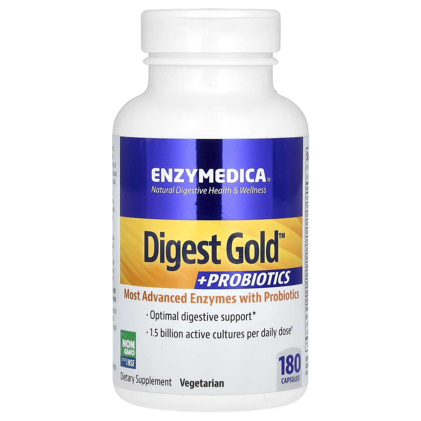 Enzymedica-Digest Gold + Probiotics-180 Capsules