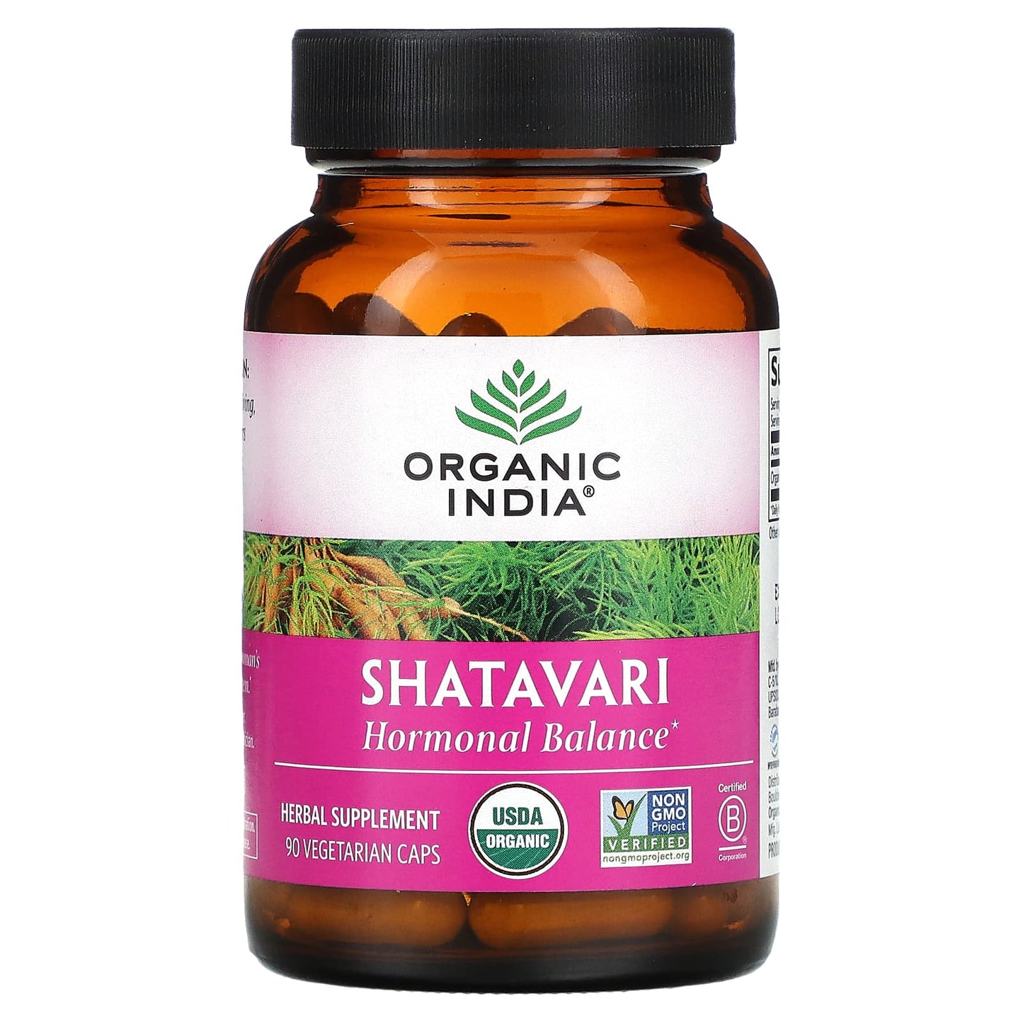 Organic India-Shatavari-90 Vegetarian Caps