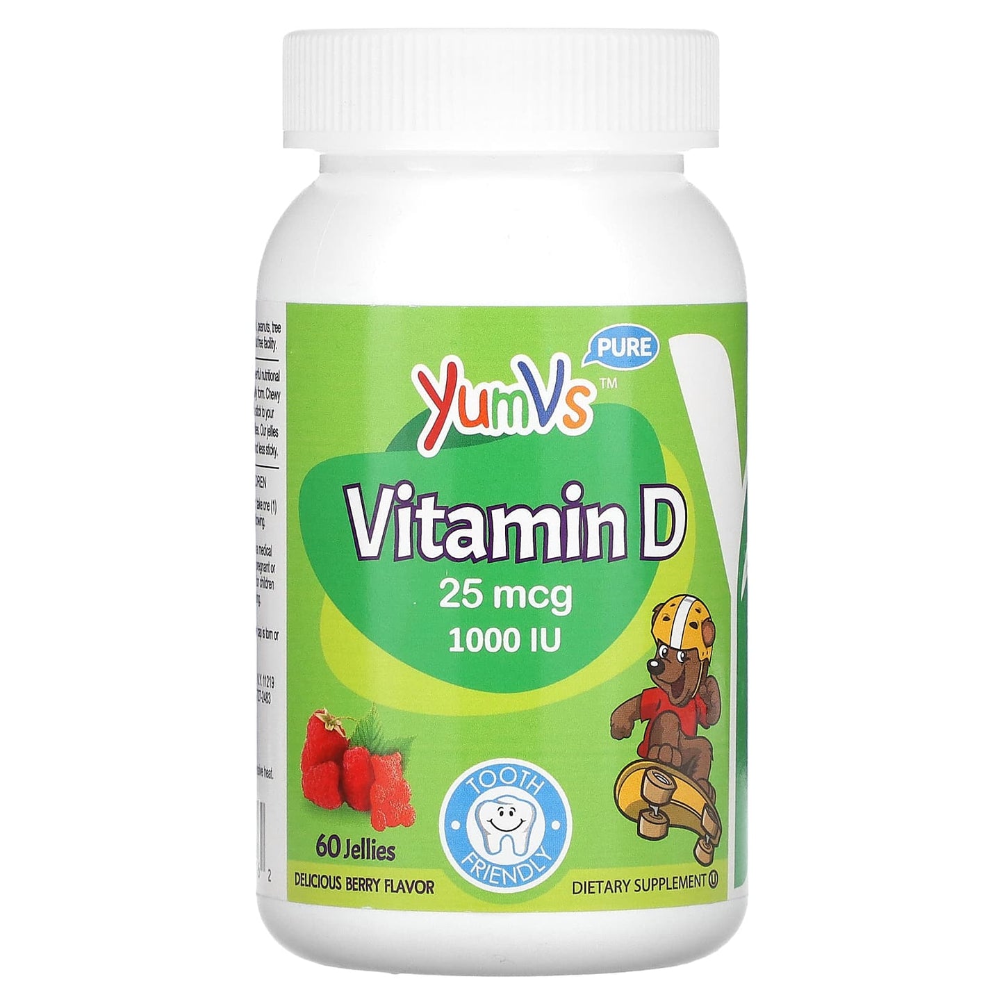 YumV's-Vitamin D-Berry-25 mcg (1,000 IU)-60 Jellies