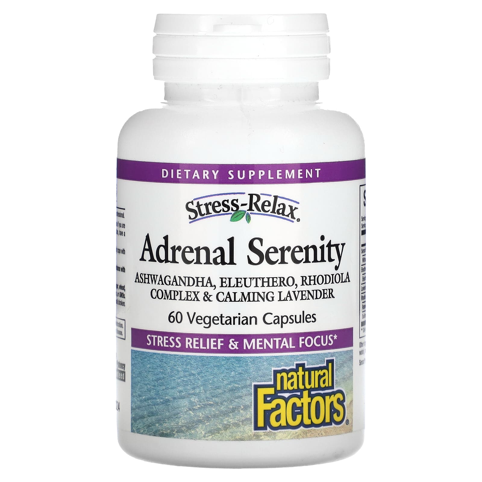 Natural Factors-Stress-Relax-Adrenal Serenity-60 Vegetarian Capsules