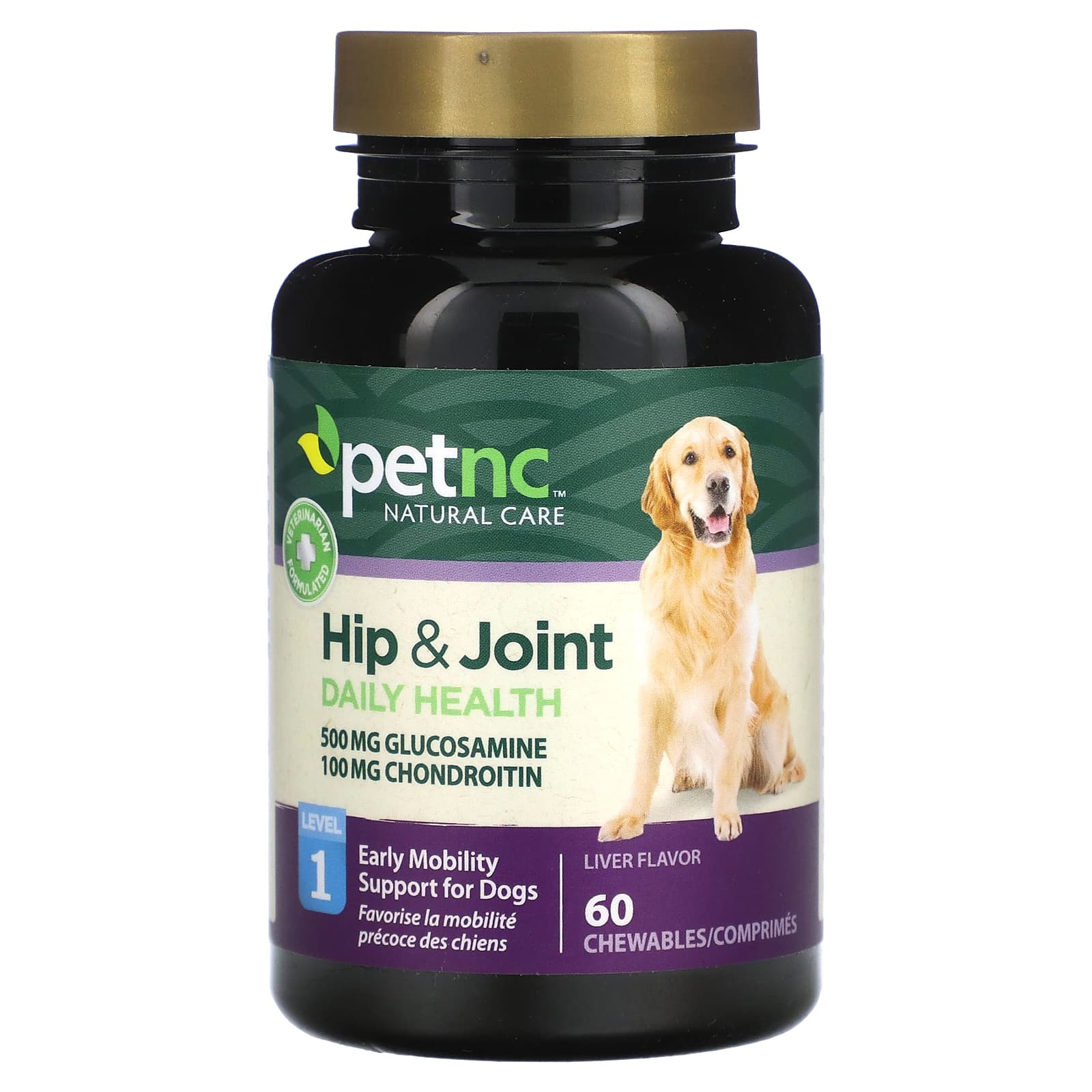 petnc NATURAL CARE-Hip & Joint-Level 1-Liver-60 Chewables