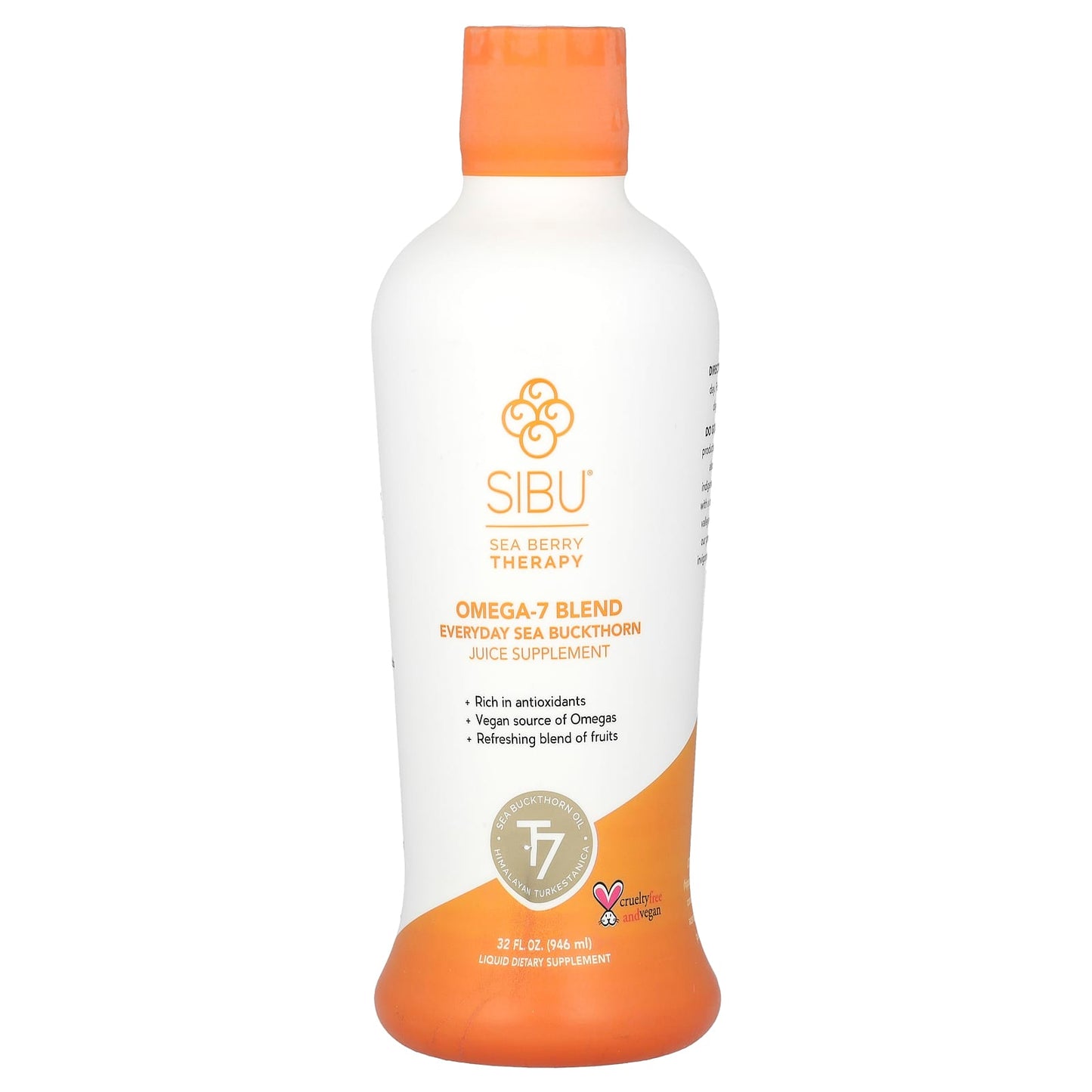 Sibu Beauty-Sea Berry Therapy-Omega-7 Blend-Everyday Sea Buckthorn-32 fl oz (946 ml)