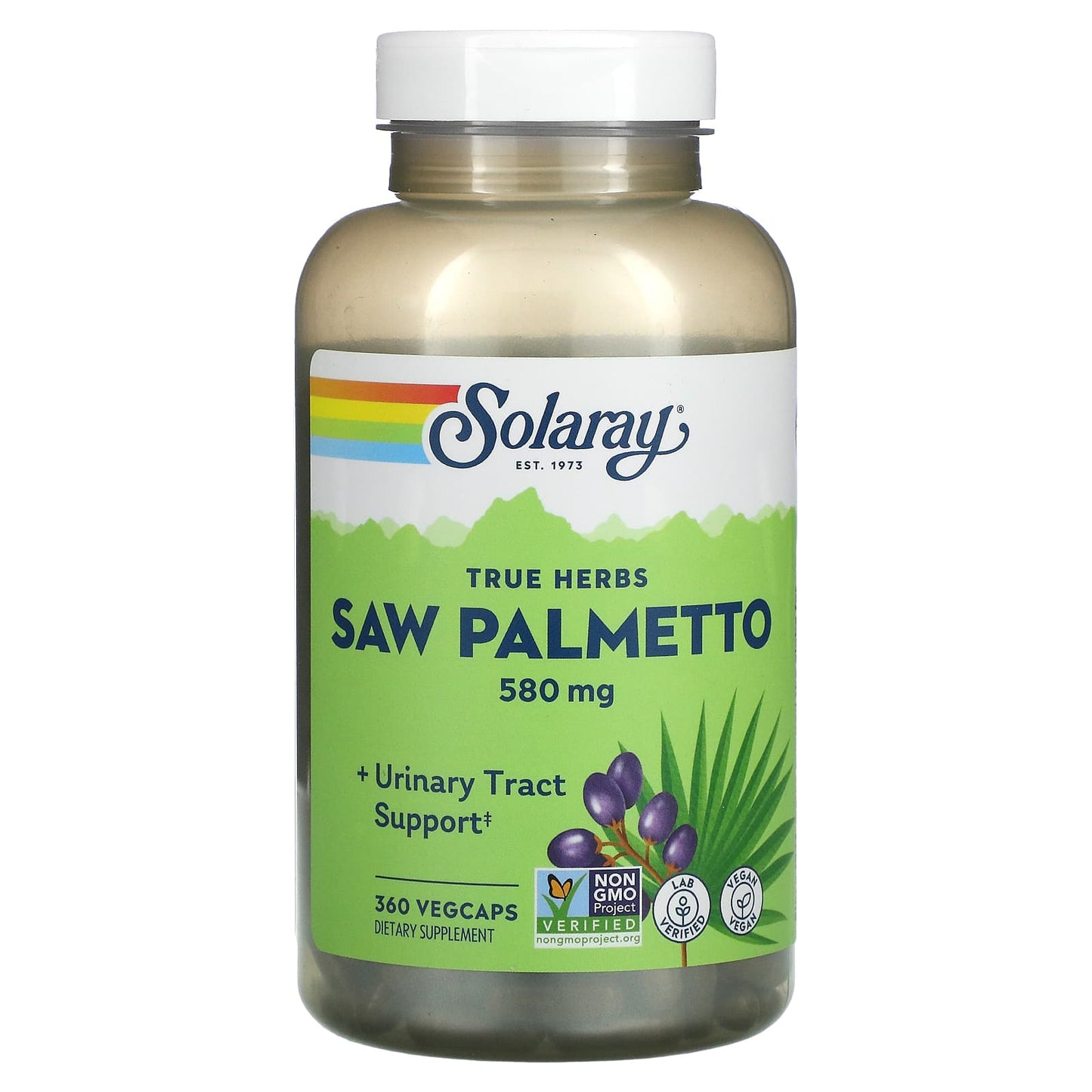 Solaray-Saw Palmetto-580 mg-360 VegCaps